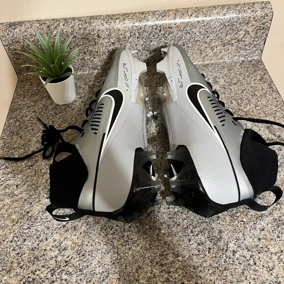 Nike Vapor Edge Pro 360 2 Grey Black‎ DA5456-002 Mens Size 13 Football Cleats - Picture 5 of 8